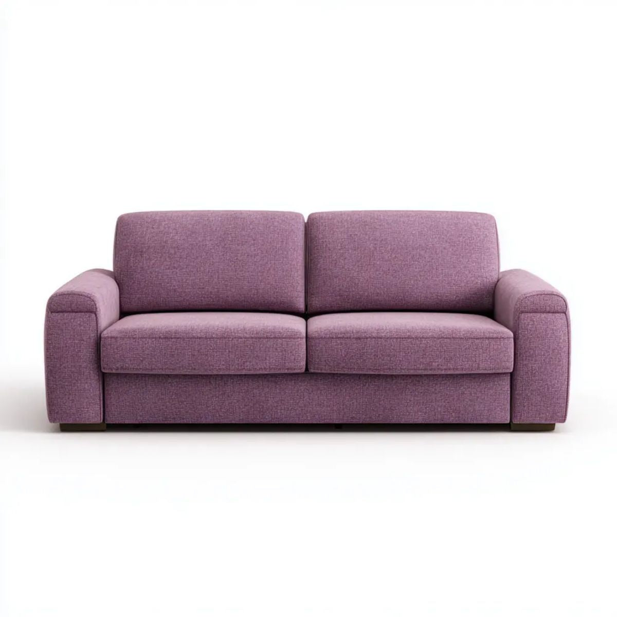 Sofa 2-osobowa fioletowa z tapicerką poliestrową 160 x 85 x 85 cm